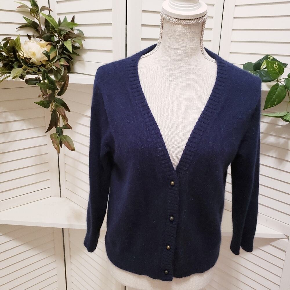 LANDS END CANVAS NEW ANGORA BLUE SIZE SMALL